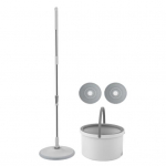 I&scaron;traukiama rankena 360 laipsnių besisukantis valymas mikropluo&scaron;to drėgnoms sausoms grindims &scaron;luostės kibiras