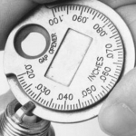 1 PC ne&scaron;iojamų monetų tipo 0,6&ndash;2,4 mm diapazono uždegimo žvakės matuoklio bendrasis uždegimo žvakės tarpo matuoklio įrankio matavimas