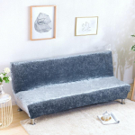 Futon Slipcover berankis sulankstomas sofos užvalkalas Velvet Stretch elastingas plaunamas sofas sofos baldų apsauga Futon judančia sofa lova be porankių S(120-155cm)