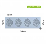 Lapų cukrus varstomas nėrinių tamponas, silikoninė forma &bdquo;pasidaryk pats&ldquo; &scaron;okolado lėk&scaron;tės dekoravimas kepimo formoms cukraus varstymo nėrinių spausdinimo forma