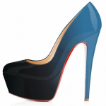Moteri&scaron;ki auk&scaron;takulniai smailiais kulnais, seksuali platforma, apvalūs priekiai, 14 cm, itin auk&scaron;ti striptizo stulpo &scaron;okiams, vakarėliui, vestuvėms, didelis dydis 40 juoda/mėlyna