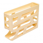 &Scaron;aldytuvo &scaron;oninių durų i&scaron;stumiamas kiau&scaron;inių laikiklis keturių pakopų automati&scaron;kai riedantis gilios įdubos talpina 30 kiau&scaron;inių &scaron;viesiai geltonos spalvos