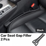2X Automobilio Sėdynės Tarpo Užpildas Tarp Sėdynių Ply&scaron;ys Interjero Apdaila Auto Aksesuarai VW Passat B6 Arteon Touran Tiguan ID4 Ir kt. juoda