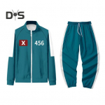 Vyri&scaron;kas Cosplay kostiumo rinkinys ilgomis rankovėmis Sportinis megztinis su rai&scaron;teliu elastiniu juosmeniu kelnių rinkinys Cosplay karnavalinių kostiumų vakarėlio reikmenys L B