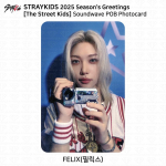Stray Kids 2025 Sezono sveikinimai The Street Kids Soundwave POB Fotokortelė KPOP Felix