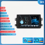 Ossuret Carplay 4G 9'' 6G+128G 2din Android automobilio radijas Suzuki SX4 2006-2013 Fiat Sedici 2005-2014 multimedia vaizdo grotuvui I&scaron;manusis ekranas RDS W5 8Core 4G 64G AI