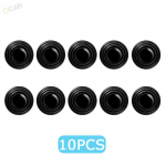 Apsauga nuo susidūrimo silikoninė trinkelė Automobilių durelių uždarymas Apsauga nuo smūgių Apsauga nuo garso nepraleidžianti tylaus buferio lipdukai Tarpiklis Auto priedai 10pcs without logo juoda