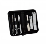 777 Three Seven Silver Nail Clippers 6 Pieces Beauty Set TS-460SC Made in Korea