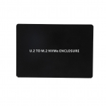 2,5 in kietojo disko korpusas PCIE3.0 NVME MKey M.2&ndash;U.2 adapterio kortelė SFF8639 aliuminio U2, skirta SSD
