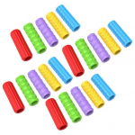 Tekstūruotas silikoninis ra&scaron;iklio laikiklis sensoriniai fidget žaislai vaikams, studentams, suaugusiems 20PCS