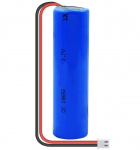 LiPo baterija 1S 3.7V 2000mAh RC bekelės automobiliams, sunkvežimiams | SM ki&scaron;tuko jungtis, didelės talpos | Ilgalaikis veikimas | Mėlyna | Dydis: 67 x 22mm mėlyna