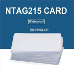 20 vnt. NTAG215 tu&scaron;čių NFC kortelių žymų NTAG 215, skirtų TagMo Amiibo