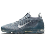 Nike Air VaporMax 2021 Flyknit Armory Blue Vyri&scaron;ki sportbačiai Light-Smoke-Grey Metallic-Silver White DH4084-400 41