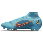 Nike Mercurial Superfly 8 Elite FG Blueprint Pack Vyri&scaron;ki sportbačiai Chlorine-Blue Marina Laser-Orange DJ2839-484 45