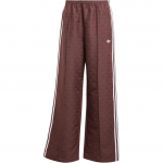 Adidas Originals Retro Dryžuotos Elastingos Juosmens Tiesios Laisvos Laisvalaikio Kelnės Moterims Apačia &Scaron;e&scaron;ėlio Ruda JN8304 XS