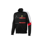 Puma Ferrari lenktynių serijos apykaklė-stovas kasdienis retro sportinis &scaron;varkas vyrams &scaron;varkas juodas 577822-02 S