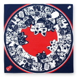 Miyamoto Kenema Mažas Furoshiki pietums Japoni&scaron;kas viliojantis gaminys Numeris Pagaminta Japonijoje (Vyniojimo audinys) Dėžutės, Rankų darbo ra&scaron;tas, Pana&scaron;us į katę