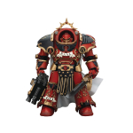 JOYTOY Warhammer Blood Angels Legion Praetor Tartarus Terminator Masto Veiksmo Figūrėlė 40,000 (su &scaron;arvais) 1/18 (Surinkta)