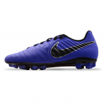 Nike Tiempo Legend 7 AG Guminiai trumpi dygliukai Amortizacija Neslystantys ir atsparūs dilimui futbolo bateliai Vyri&scaron;ki Mėlyni Juodi Ah8801-400 44.5