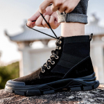 Žieminiai batai Vyri&scaron;ki batai 2024 Auk&scaron;ti sportbačiai Laisvalaikio batai Madingi laisvalaikio batai Vyri&scaron;ki sportbačiai Zom&scaron;iniai batai Vyri&scaron;ki pliu&scaron;iniai &scaron;ilti 2024 44 juoda