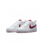 Nike Court Borough Low 2 GS Balti Tamsiai Raudoni BQ5448-120 EU 37.5 balta