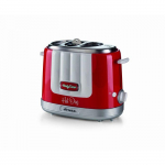 Appareil &agrave; hot dog - ARIETE - 206 - 650 W - 4 compartiments - Rouge raudona