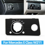 Kairės pusės vairuotojo priekinio prietaisų skydelio priekinių žibintų jungiklio dangčio apdaila, skirta Mercedes Benz W211 E Class 320 350 550 W211 LHD Model A