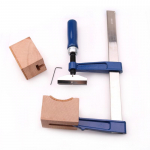 Gitaraos grifas, freto presavimo sistema, freto presavimo įrankis, remonto rinkinys gitarai ir bosui B Fret Press Tool set(without Copper sheet) white