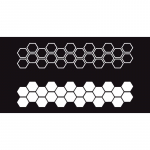 For Universal car&nbsp;Car Pvc Honeycomb Graphics Stickers Car Body Diy Sticker vinyl Car Side Body Hexagon Stickers balta