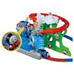 Takara Tomy Plarail Tomas GO GO Tomas Vandens krioklio nuotykių vir&scaron;ukalnės traukinukas, žaislas nuo 3 metų, Nerk!
