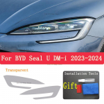 BYD Seal U DM-i 2024 Automobilio I&scaron;orės Priekinio Žibinto Anti-scratch Priekinės Lempos Tint TPU Apsauginė Plėvelė Aksesuarai Lipdukas skaidri