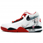 Nike Flight Legacy Daji, Tūkstančio Gėlių Kerėtoja Auk&scaron;ti Vintažiniai Krep&scaron;inio Batai Unisex Raudoni Juodi Balti BQ4212-100(Komanda113-) 42