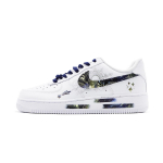 Nike Air Force 1 Galaxy Moon žemi krep&scaron;inio batai vyrams Balti Mėlyni CW2288-111(Team140-) 40