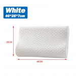 Atminties putplasčio pagalvė Relax gimdos kaklelio ortopedinės miegojimo pagalvės Kaklo apsauga Lėto at&scaron;okimo ergonominės pagalvės 50*30*10cm balta