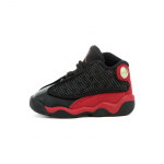 Jordan Air Jordan 13 Retro TD Leather Slip Resistant Cushioning High top Vintage Basketball Shoes Black 414581-004 23.5 black