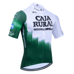 Balta Total Cycling Team Džersis Naujas UAE Dviračio Liemenė Maillot Vyrai Moterys CAJA RURAL Greitai Džiūstanti Ropa Ciclismo Dviračio Džersis Mar&scaron;kinėliai M žalia