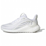 Adidas Alphaboost Sportiniai Laisvalaikio Smūgius Sugeriantys Kvėpuojantys Žemi Bėgimo Bateliai Unisex Sportbačiai Balti IF3406 45