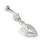 Les Tr&eacute;sors De Lily [H9397] - Body Piercing 'Love' blanc balta
