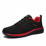 FASHION SHOES Vyri&scaron;ki kvėpuojantys sportiniai sportbačiai Sportiniai bėgimo bateliai Moteri&scaron;ki lauko teniso treniruokliai 46 raudona/juoda