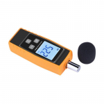 Triuk&scaron;mo matavimo prietaisas db matuoklis 30~130dB Mini garso lygio matuokliai Skaitmeninis decibelų matuoklis oranžinė