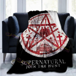 Supernatural antklodė sofos antklodės užvalkalas Kelioninė patalynė I&scaron;leidžiama antklodė Biuro flanelinė antklodė lovatiesė TV antklodės Dovana 150x200cm