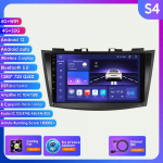 Carplay 4G radijas 2 Din Android 12 automobilių daugialypės terpės grotuvas, skirtas Suzuki Swift 4 2011-2015 GPS navigacija WIFI DSP 9'' 2 din Intelligent Screen AutoRadio S4 8Core 4G 32G AI