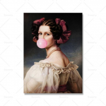 Alternatyvus meno spaudinys Maximist Wall Art Canvas Painitng Retro madingas sienų tapybos plakatas 21cm&times;30cm NoFrame