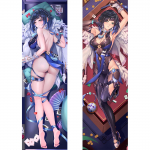 Žaidimas &bdquo;Genshin Impact Yelan Dakimakura&ldquo; Cosplay pagalvės užvalkalas, apkabinantis kūną, pagalvės užvalkalas Otaku mesti pagalvėlę, pagalvės užvalkalas namams, lovos dekoras 120x40cm Pillowcase