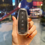 TPU automobilio nuotolinio rakto dangtelio korpuso dėklas, skirtas Ford Edge Escape Expedition Explorer Focus Taurus Flex C-MAX Protector
