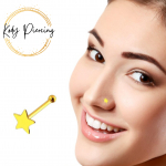 KODY PIERCING 9K Gold Star rutulinis galo nosies kai&scaron;tis &ndash; kokybi&scaron;kas auskarų vėrimas
