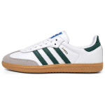 adidas Samba OG Balti Kolegijos Žali Guminiai Unisex Sportbačiai Debesų Baltumo IE3437 36