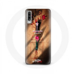 Coque pour Samsung Galaxy A70 Squid Game S&eacute;rie affiche soldat