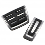 Nerūdijančio plieno automobilių pedalai, skirti VW Seat Leon 5F MK3 2013-2019 MK4 2020 - 2022 LHD Golf MK7 7 VII 2014-2021 AT