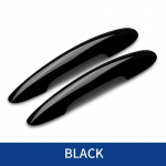 Durų rankenos dangtelio apdailos automobilio priedai, skirti MINI Cooper F54 F55 F56 F57 F60 R50 R52 R53 R55 R56 R57 R58 R59 R60 R61 Clubman JCW With key hole-F54 F55 F56 juoda